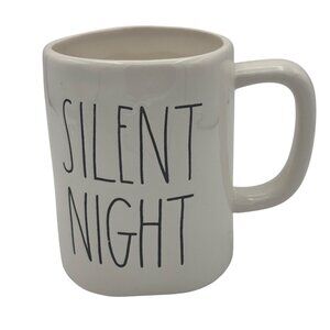 Rae Dunn Silent Night Ceramic Mug 14 Oz White Artisan Collection by Magenta